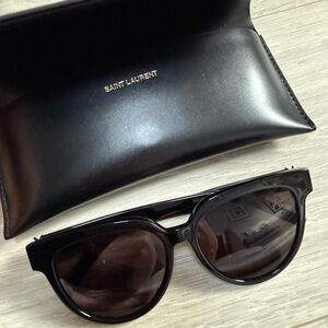YSL Black Cat Eye Sunglasses 55m